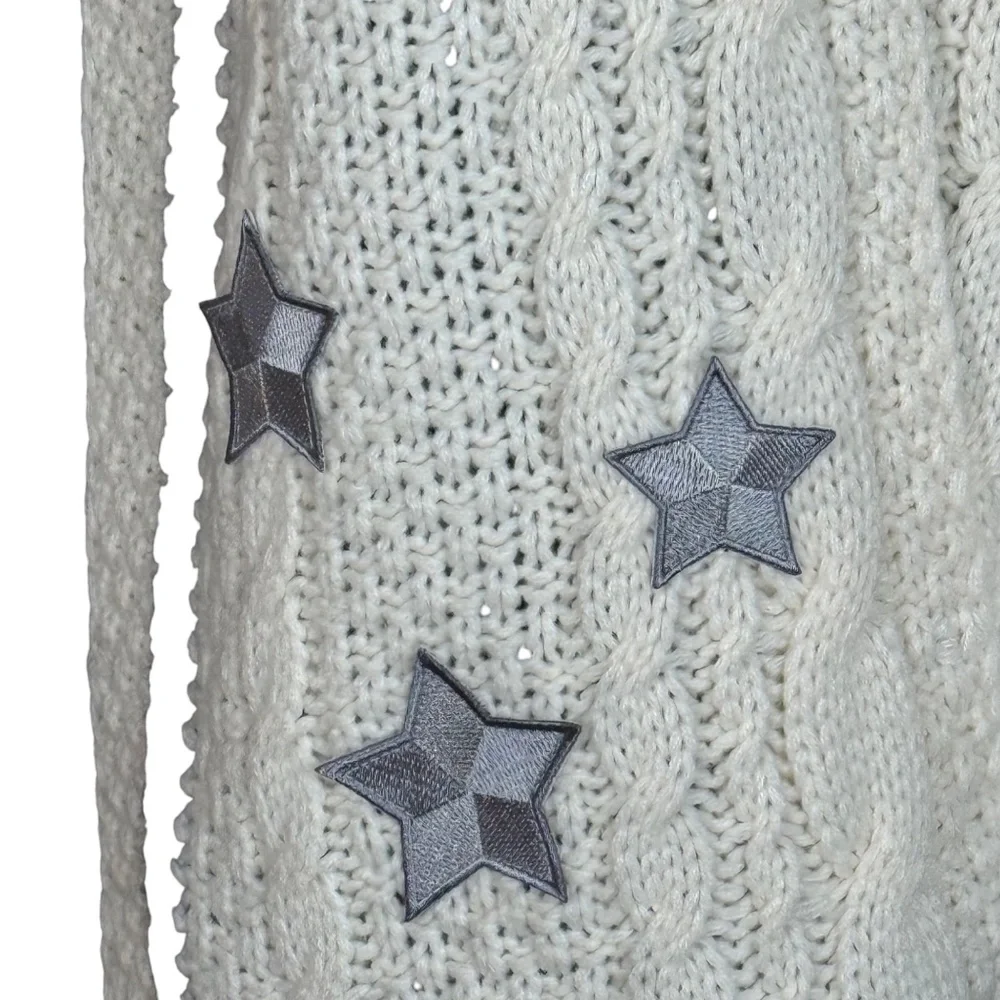 Taylor Swift Folklore Album White Cable Knit Scarf - Picture 5 of 6